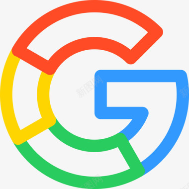 谷歌谷歌谷歌套房7线性颜色图标图标