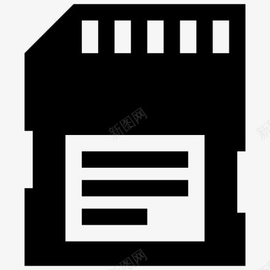 RAM存储器sd卡芯片存储器外部存储器图标图标