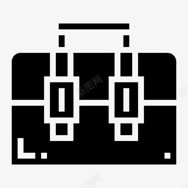 公文包商务型图标图标