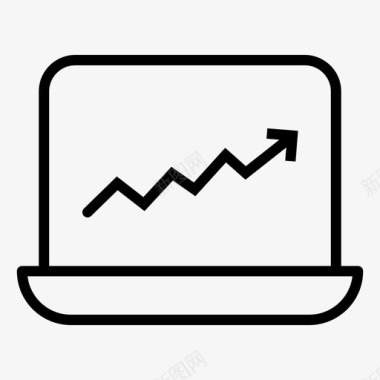 网页优化增长图分析图表图标图标