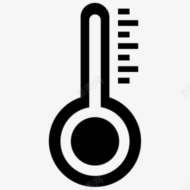 温度计温度计体温计热量测量图标图标