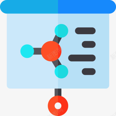 扁平风科技演示化学16扁平图标图标