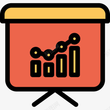 橙色搭配分析分析和图表线颜色橙色图标图标