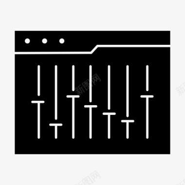 音量柱音乐播放器音量控制按钮图标图标