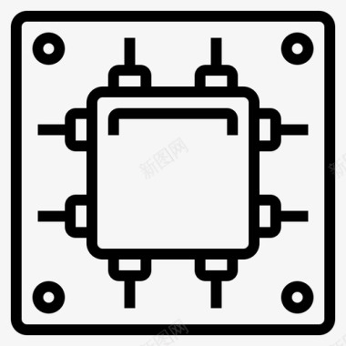 消费CPU计算机硬件cpu设备图标图标