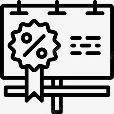 广告牌图片广告牌营销18线性图标图标