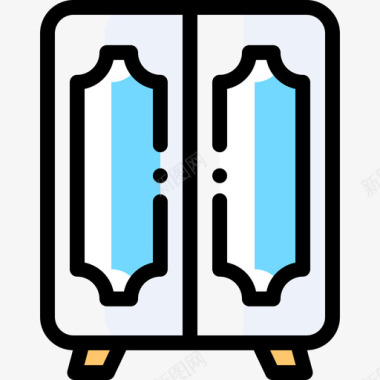 漏口衣柜家装17件漏色图标图标
