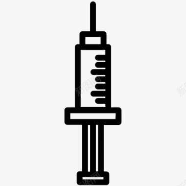 注射器dna液体图标图标