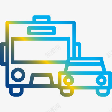 公共交通标识公共交通旅行132直线坡度图标图标