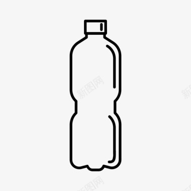 塑料瓶瓶装水图标图标