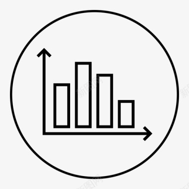 涂鸦日历图表分析条形图图标图标