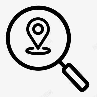 物流配送搜索位置登记入住查找地点图标图标