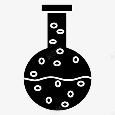 科学小实验烧杯化学烧瓶佛罗伦萨烧瓶图标图标