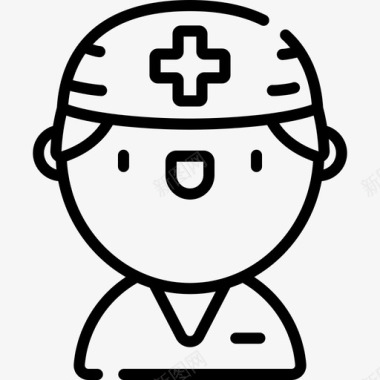 医院护士站护士24号医院直系图标图标