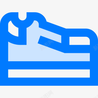 运动鞋鞋类4蓝色图标图标
