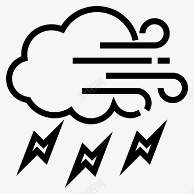 雨季节符号图标图标