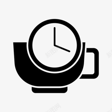 喝茶时间咖啡杯子图标图标