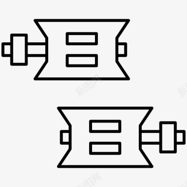 高档自行车踏板自行车零件图标图标