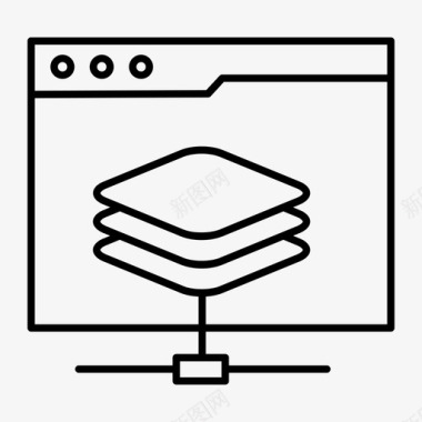 连接互联网网络浏览器互联网网络连接图标图标