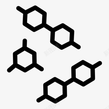 科学化学化合物配方图标图标