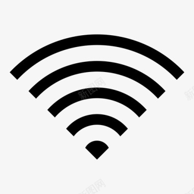 卡通定位信号wifi互联网信号图标图标