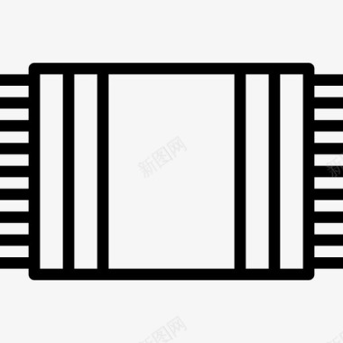 洗漱毛巾毛巾浴室9线性图标图标