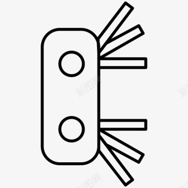 高档自行车多工具自行车图标图标