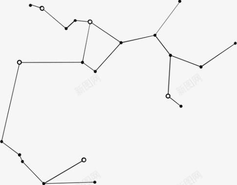 射手座矢量图射手座占星术天文学图标图标