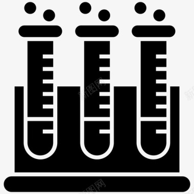 化学反应实验室仪器化学实用图标图标