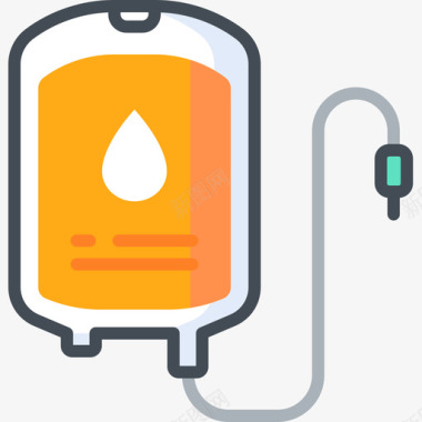 飞溅血液血液药物14双色图标图标