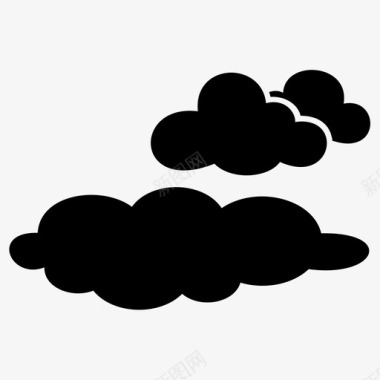 阴天天空云气候阴天图标图标