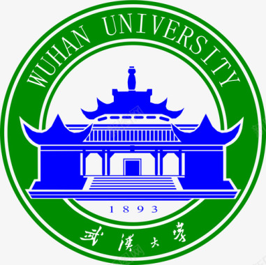 大学标志武汉大学图标