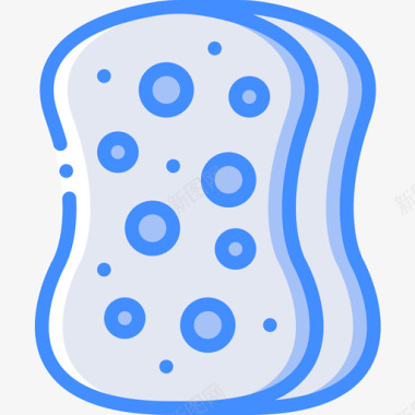 海绵卫生13蓝色图标图标