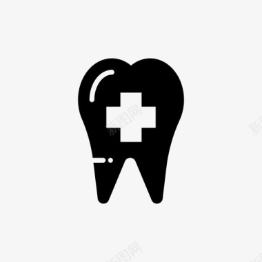 生病牙齿医疗保健医院图标图标