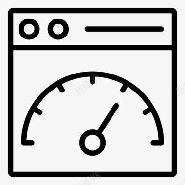 数字77互联网速度浏览器仪表图标图标