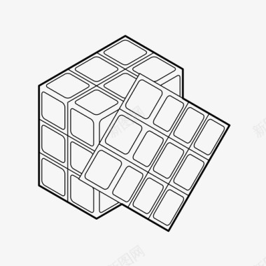 发起挑战鲁比克斯立方体大脑问题挑战图标图标