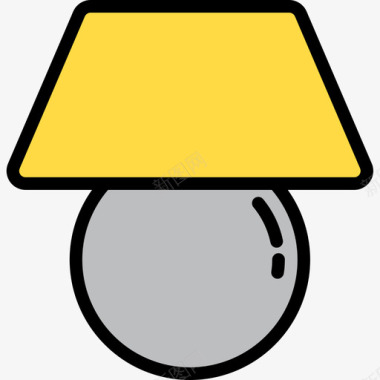 电器灯家用电器2线颜色图标图标