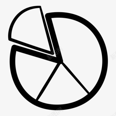 主图素材饼图分析数据图标图标