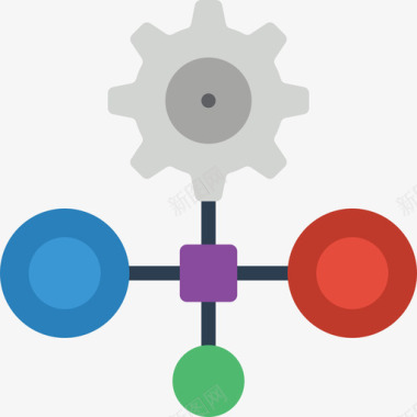 工作流工作流项目管理12平面图标图标