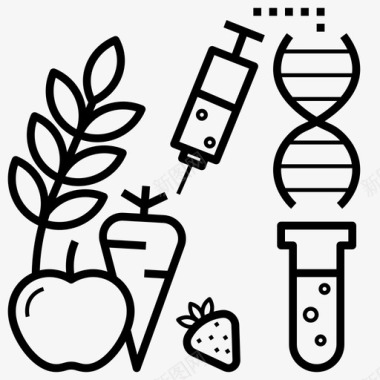 展望大未来转基因作物农业未来图标图标