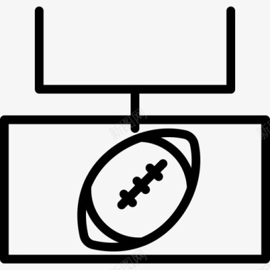 过年活动美式足球户外活动8直线型图标图标