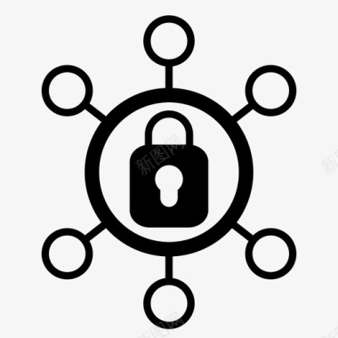 系统安全比特币区块链图标图标
