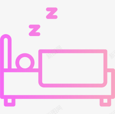 宝宝去睡觉啦睡觉旅行166梯度图标图标