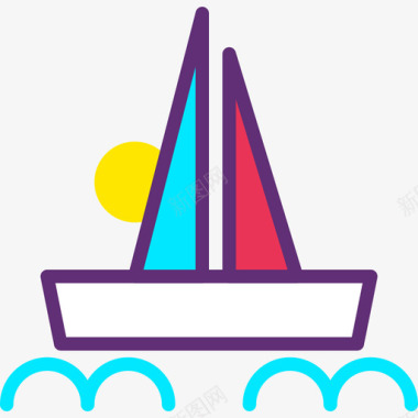 帆船户外活动10附魔图标图标