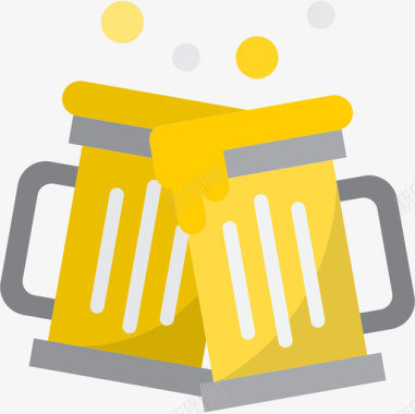 平淡啤酒派对53平淡图标图标