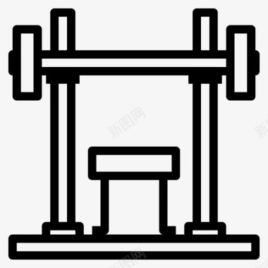体重器械锻炼图标图标