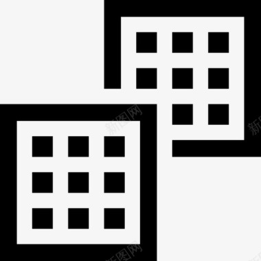 华夫饼华夫饼糖果店6填充图标图标