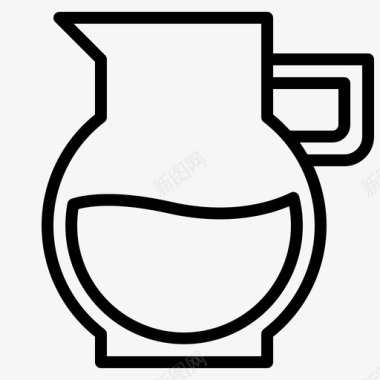 水罐水罐咖啡饮料图标图标