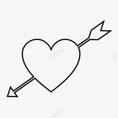 爱情之箭丘比特瓦伦丁图标图标