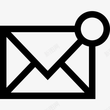 电子邮件电子邮件通知4线性图标图标